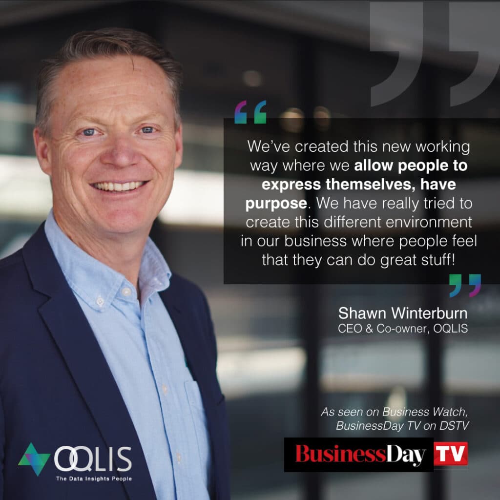 Shawn Winterburn Quote - OQLIS CEO